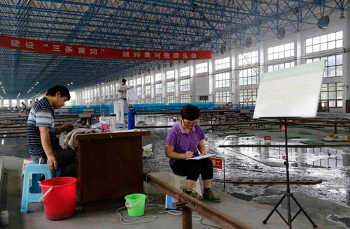 开云（中国）官方在线水泵承担“模型黄河”主供水泵重任